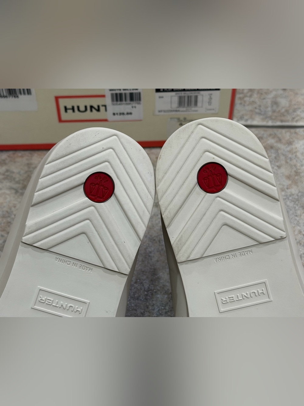 Hunter Play Short Faux Shearling Line Waterproof Rain Boots Size 11 USA - Picture 10 of 14